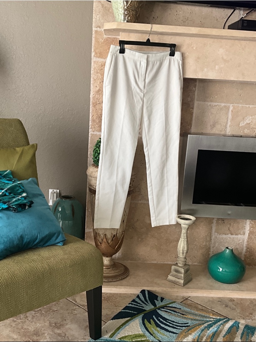 Zara White Skinny Pants